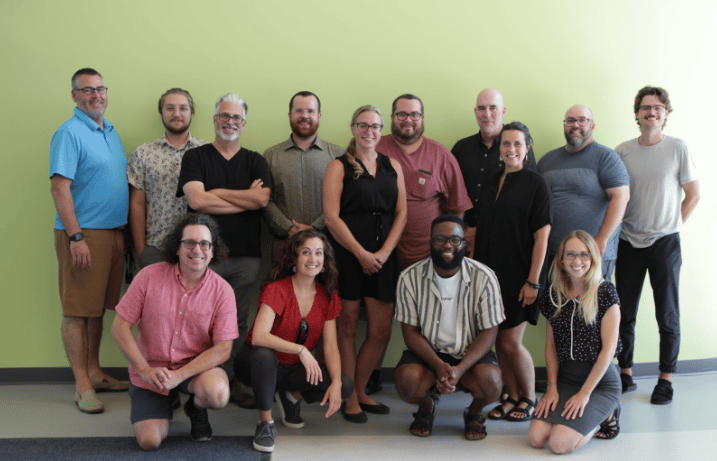 Photo de groupe des animateurs culturels. 