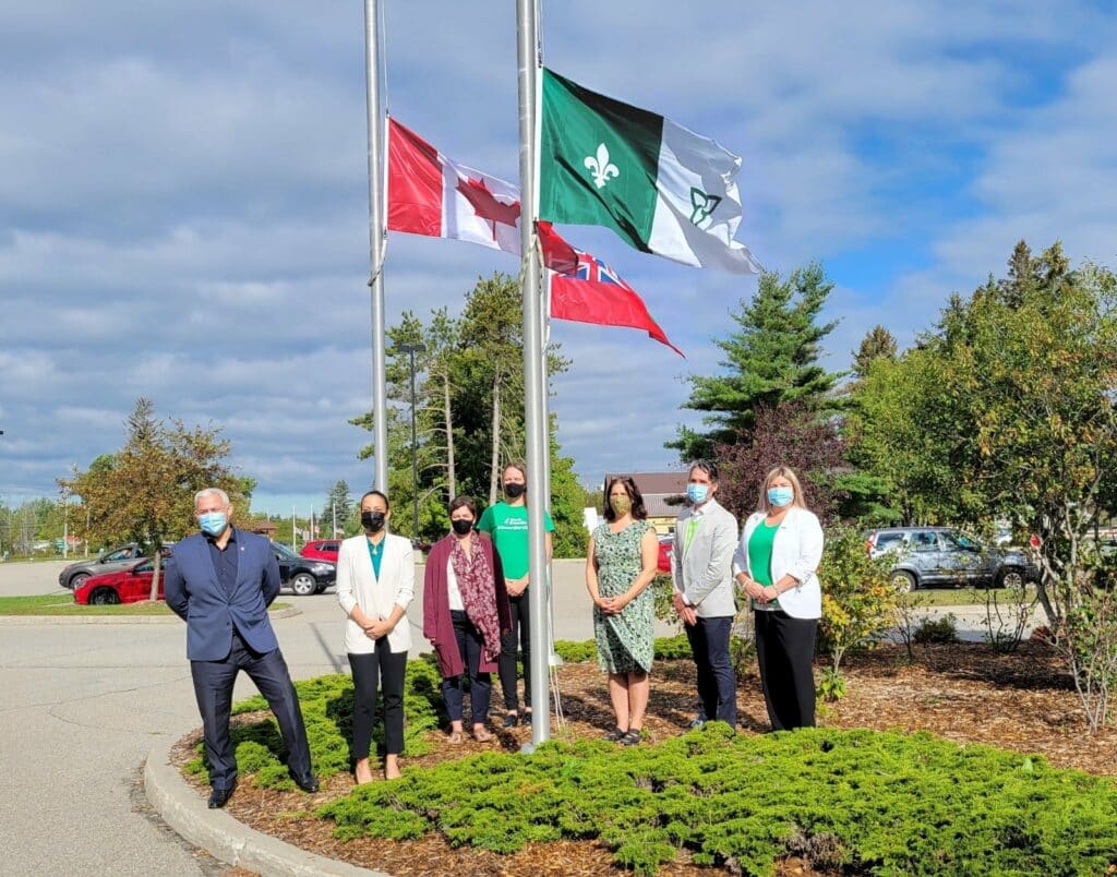 lever du drapeau Kemptville